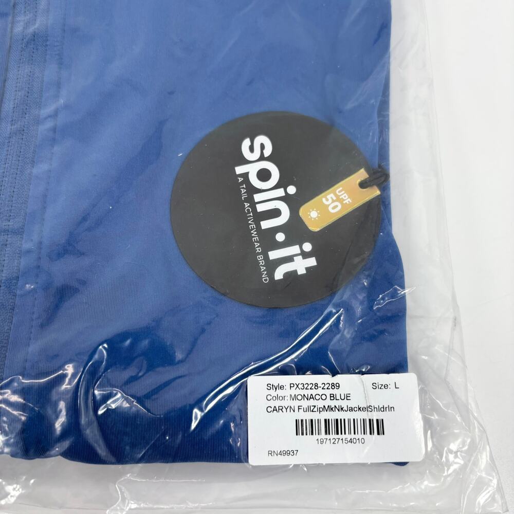 NEW Tail Activewear Caryn Jacket L Full Zip Mesh UPF 50 Tennis Pickleball Golf - Picture 6 of 8